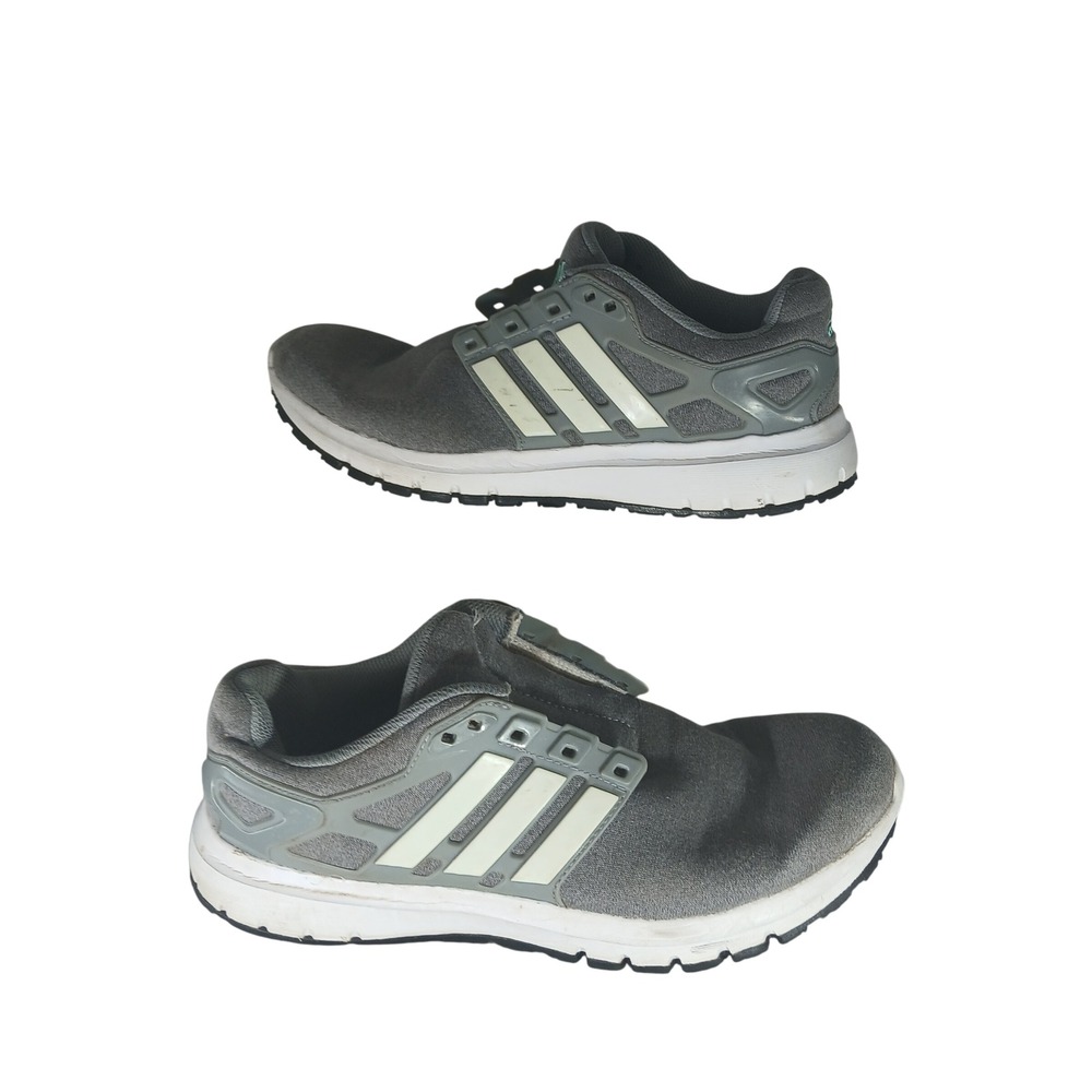 Adidas Energy Falcon‎ Womens 7.5 Grey White Teal Cloudfoam Running Shoes BB3170
